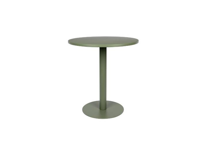 Table bistro en métal vert, ronde, 2 places - Zuiver, Metsu - Ø70