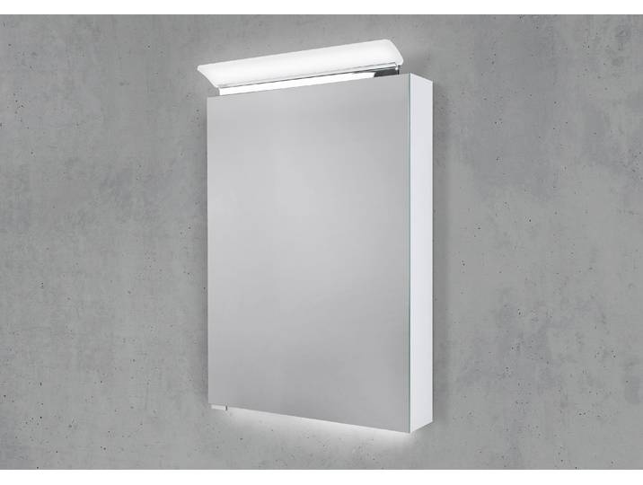 Spiegelschrank 50 cm LED Acryl Aufsatzleuchte doppelseitig verspiegelt
