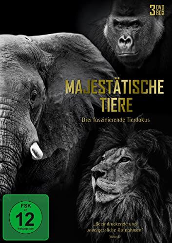 Majestätische Tiere - Drei faszinierende Tierdokus [3 DVDs] - Preis vom 11.10.2026 15:43:13 h