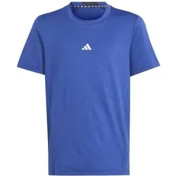 ADIDAS Kinder Shirt Training AEROREADY Heather Kids, Größe 128 in Blau Blau