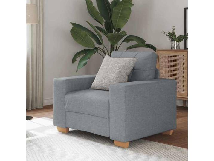 Fauteuil Gris clair 100x78x80 cm Tissu canapé simple canapé confort fauteuil TV canapé siège de canapé canapé 4105058
