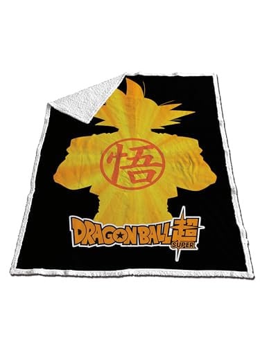 Aymax Sherpa Dragon Ball Z deken voor volwassenen, 130 x 170 cm