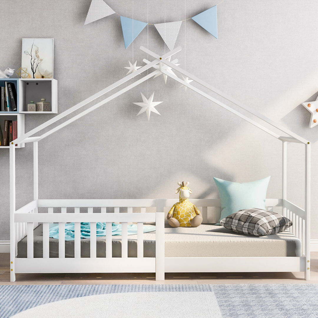 Ivy Bronx European Single (90 X 200 Cm) House Beds White