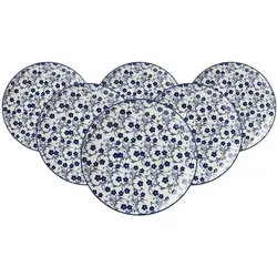 Ritzenhoff & Breker Royal Sakura Dessertteller, Teller, Blau, Weiss