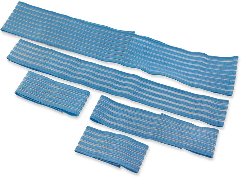Set de 13 Bandas Elásticas: Ideal para uma melhor sustentação dos elétrodos