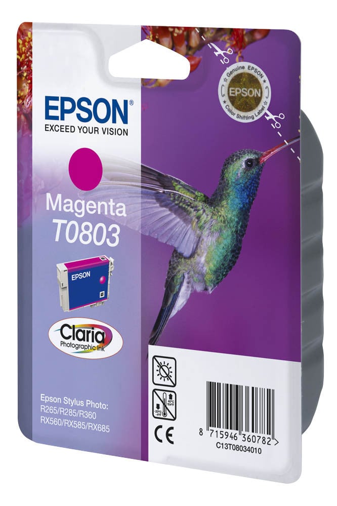 Epson T0803 Magenta Inktcartridge Colibri C13T08034011