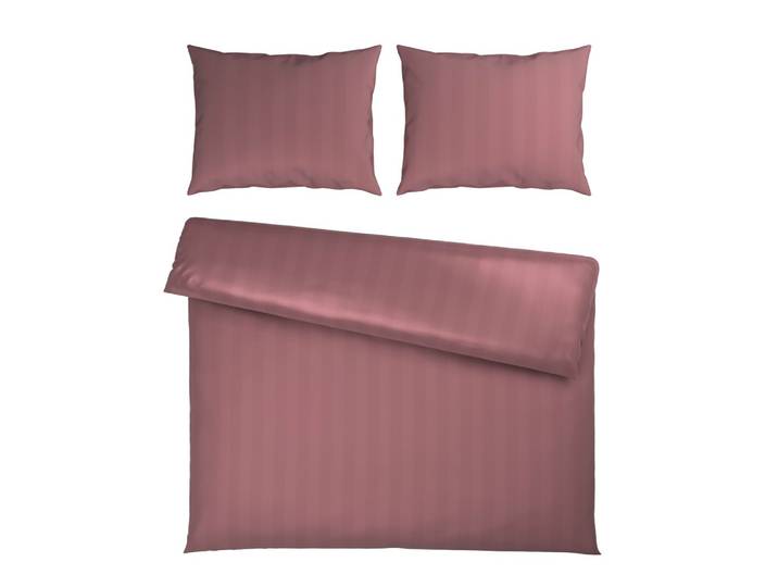 Bettwäsche Xenia Streif XXL Mauve ca. 200x220cm