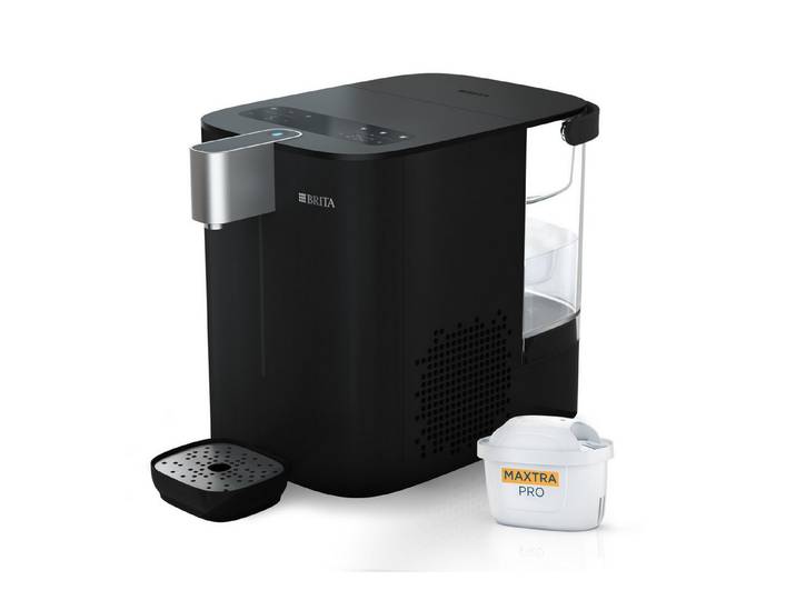 BRITA Heißwasserspender YOURCE Cool Wasserspender für zuhause inkl. UV-C und MAXTRA PRO Filter, 5.3 l, inkl. Wasser-Kühler, Tassen- & Temperatureinstellung