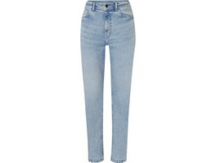 ESMARA® Jeans femme, coupe droite, taille haute (Bleu, 36)