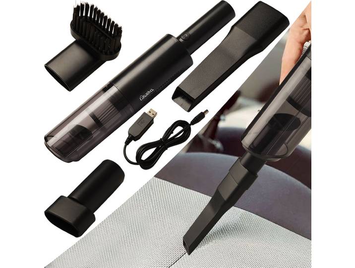 Profi Akku-Handstaubsauger mit HEPA-Filter, beutellos, 6 kPa, 120 W, USB