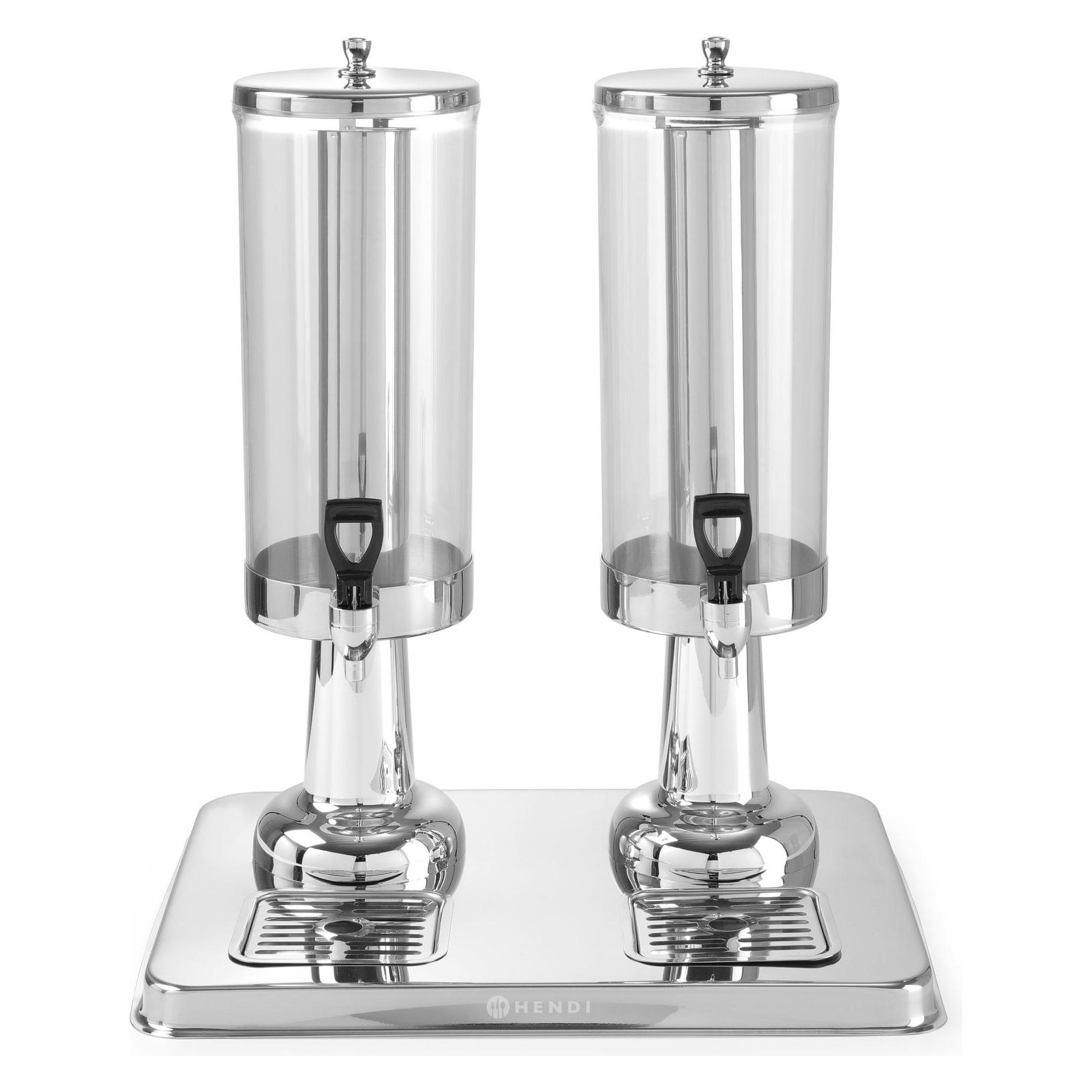 Hendi Saftspender 2x3 l PC Edelstahl (425435)