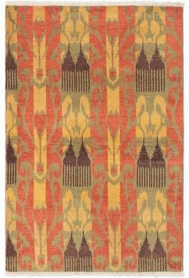 Ecarpetgallery Hand-knotted Shalimar Copper Wool Rug