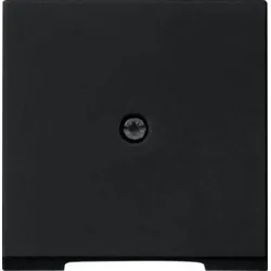 Gira Abdeckung schwarz Schnurableitung VDO 0274005