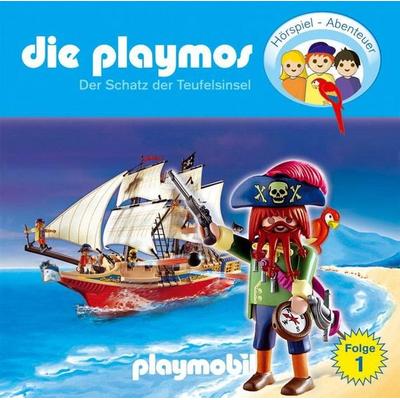 Die Playmos - Das Original Playmobil Hörspiel, Folge 1: Der Schatz der Teufelsinsel - , CD, 9783785734728