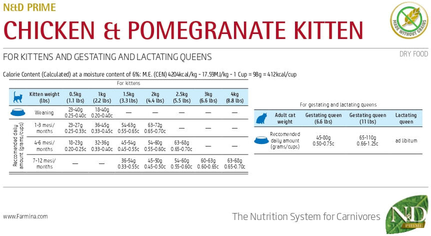N&D Prime Kitten Pollo Melograno 300G