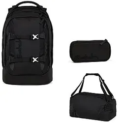 Satch Pack Nordic Black 3tlg.