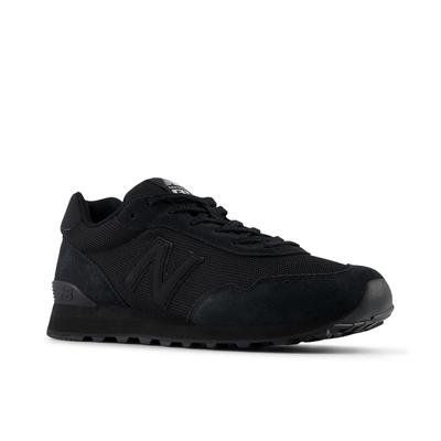 Sneaker NEW BALANCE "515", Herren, Gr. 42,5, schwarz (noir), Leder, Textil, Schuhe Sneaker