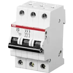 ABB, Schutzschalter, S203M-C8 Sicherungsautomat 8A 3-polig 10kA C-Charakter
