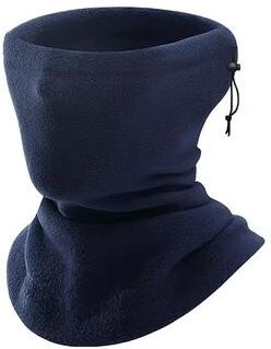 Handpicked Choices Windproof Polar Fleece Winter Neck Gaiter Face Mask For Skiing Cycling Hiking Cold Weather Protection navy Blue