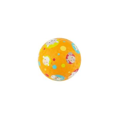 Sigikid 43522 - Ball Konfetti Farm, orange, Naturkautschukball, 12 cm
