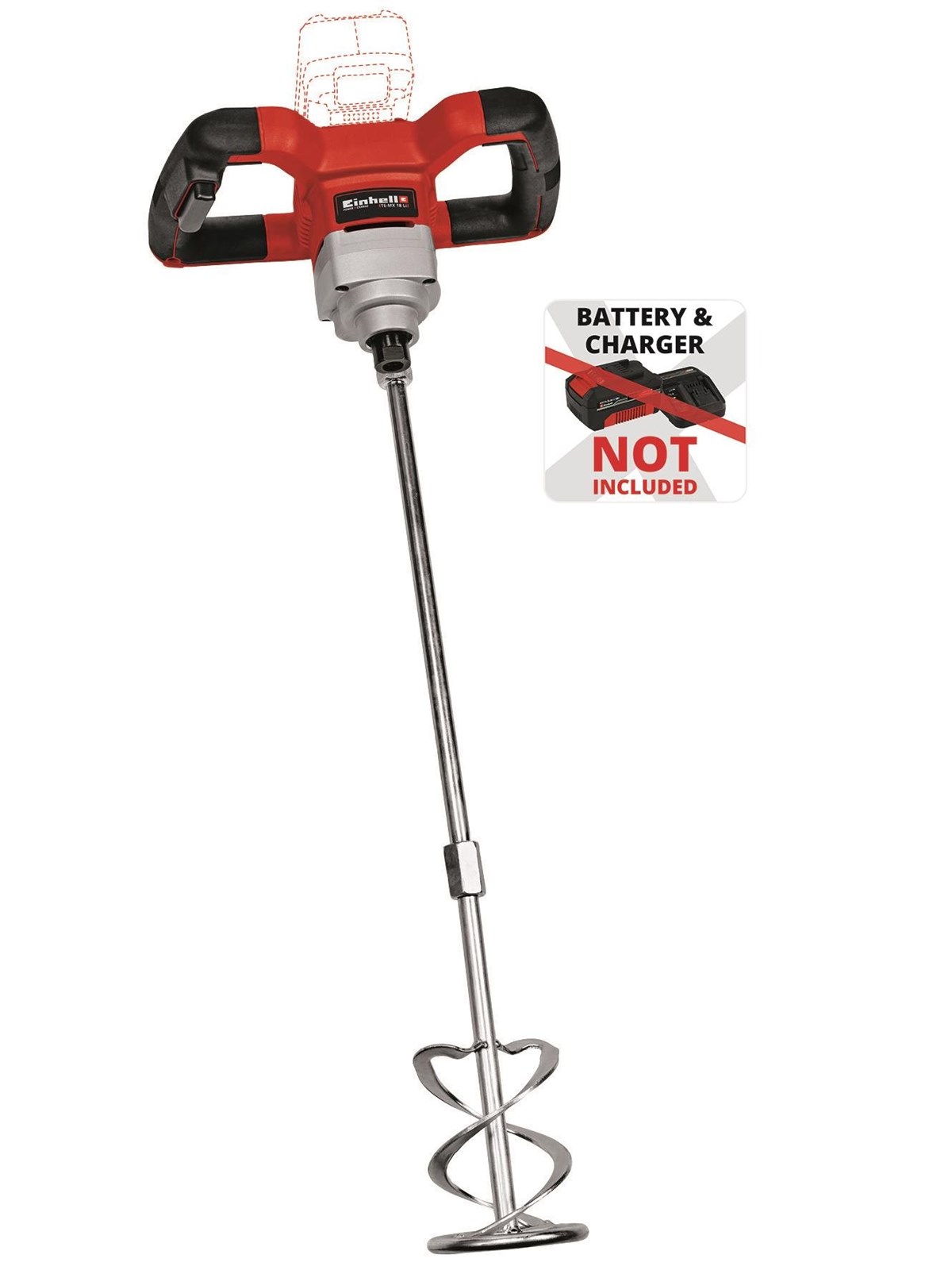 Einhell Cordless Paint/Mortar Mixer TE-MX 18 Li - Solo