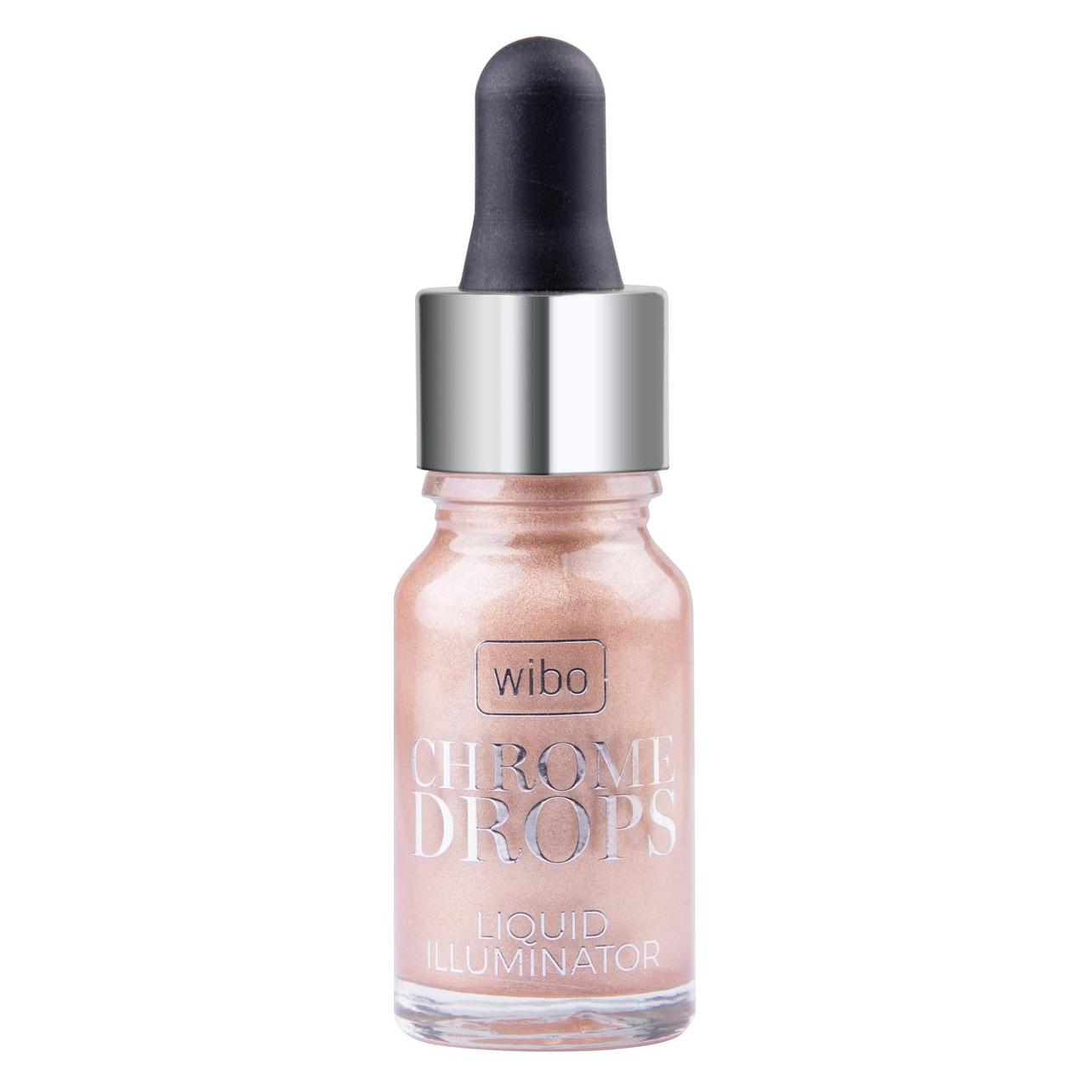 Wibo Chrome Drops Liquid Illuminator Liquid Brightener For Face And Body 2 9Ml (2, Highlighter, 9 ml) (5901801643425)