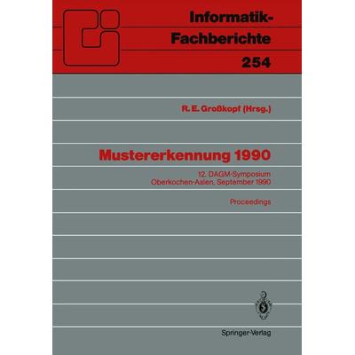 Mustererkennung 1990, Taschenbuch von , Springer Berlin, 978-3-540-53172-2