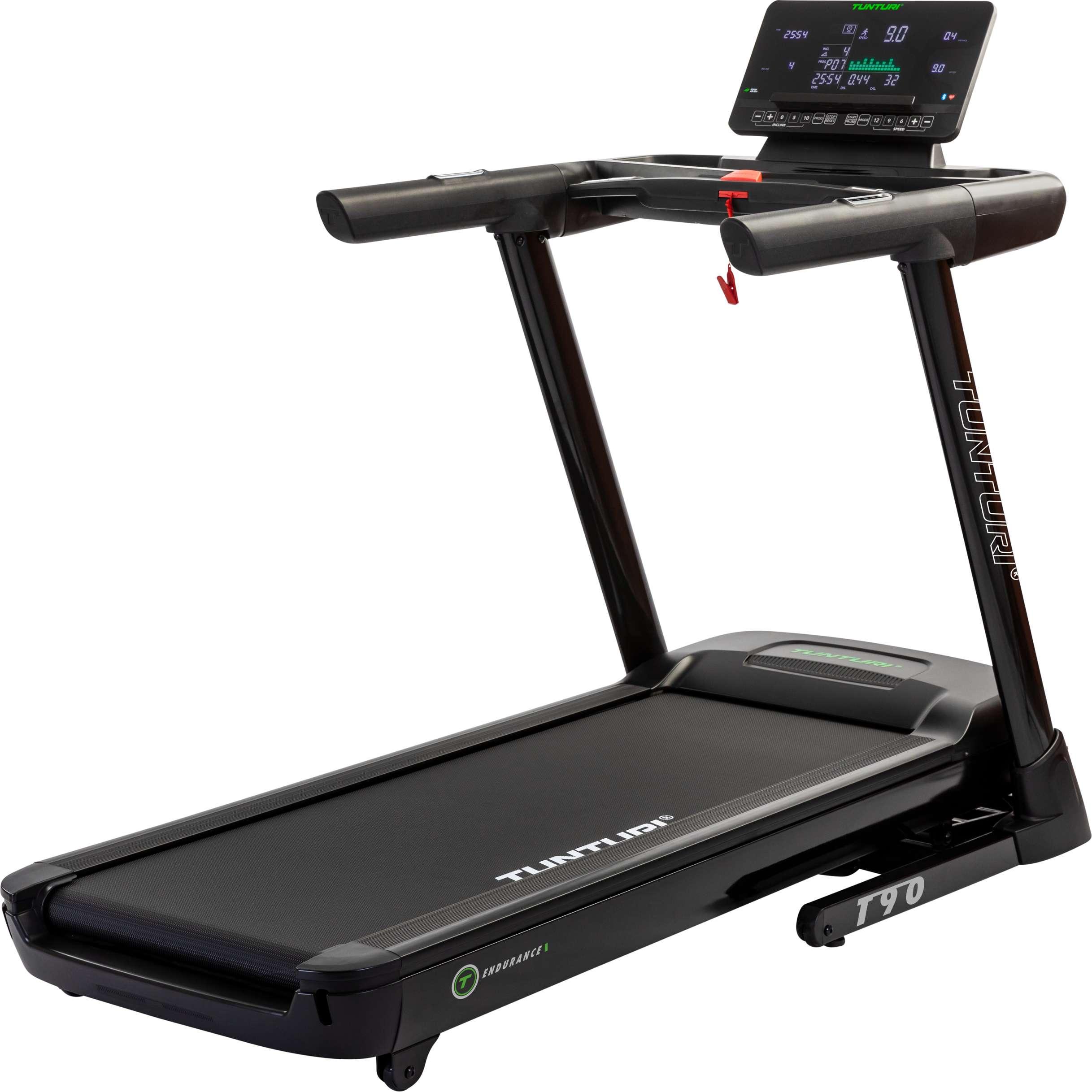 Tunturi T90 Laufband - Laufband - Mit Bluetooth-Verbindung - Mit LCD Monitor