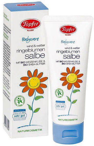 Töpfer Babycare Ringelblumensalbe wind & wetter Salbe 75 ml Unisex 75 ml Salbe