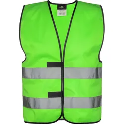 Korntex Unisex Basic Warnweste Warnschutz-Weste KXVW neon green 5XL