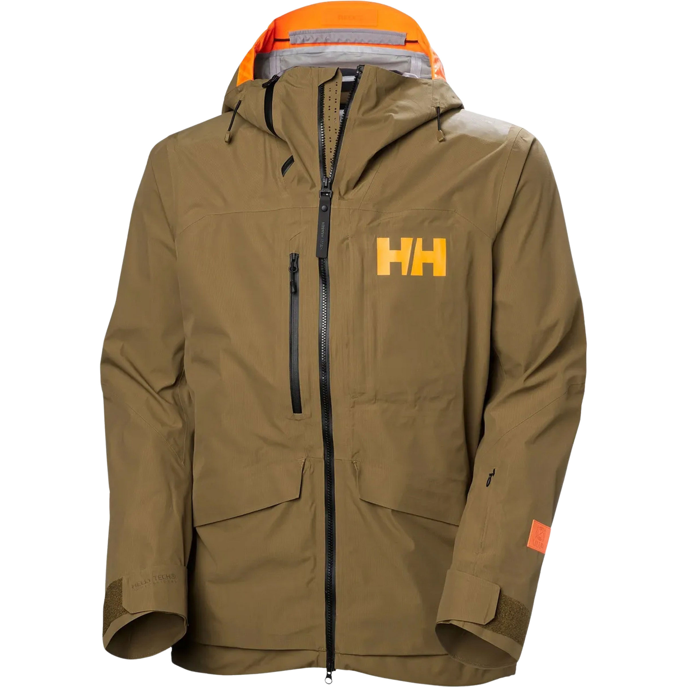 Helly Hansen Ridge Infinity Shell Herren Regenjacke braun Größe L Skifahren | Freeride Winddicht Wasserabweisend