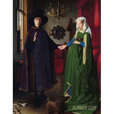 Arnolfini Portrait Art Planner 2026, Taschenbuch von Shy Panda Press, Semsoli, 978-1-965994-84-9