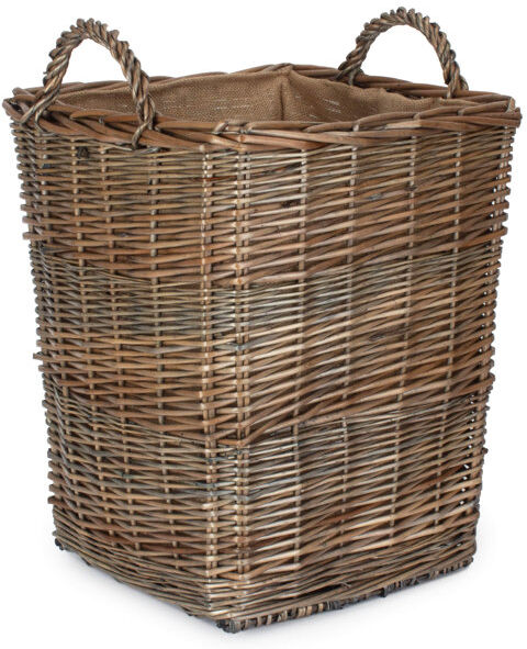 Brambly Cottage Willow Direct Ltd Wicker Decorative Basket Antique Wash 88/55cm H x 40cm W x 40cm D