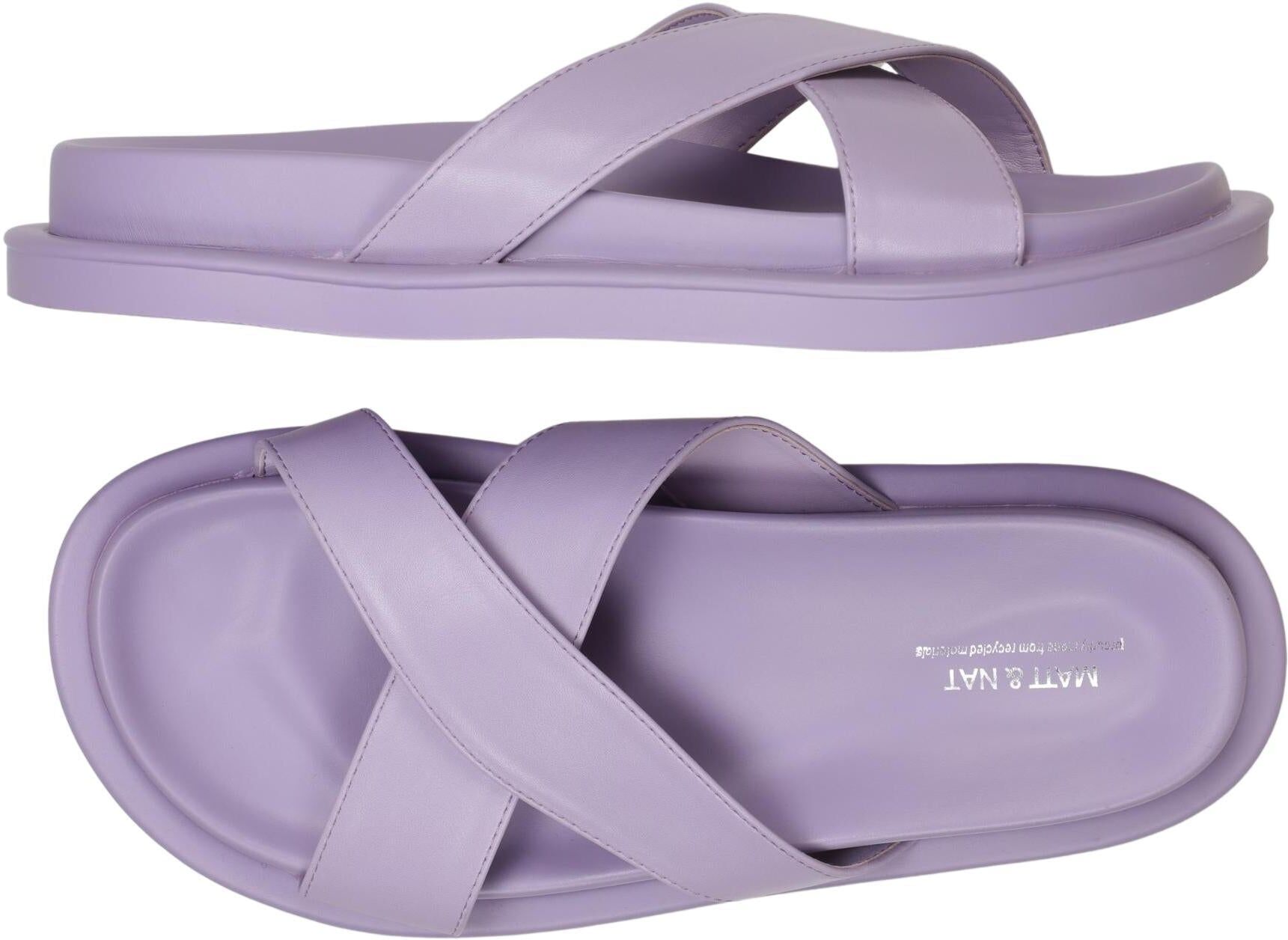 Matt Nat Damen Sandalen, Lila, Gr. EU 37, Kunstleder - Second Hand