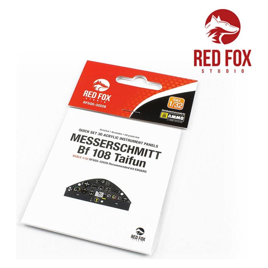 Red Fox 1/32 Messerschmitt Bf 108 Taifun (for Eduard kit) (RFSQS-32026)