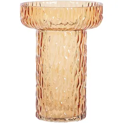 BLUMENVASE Glas orange Platania