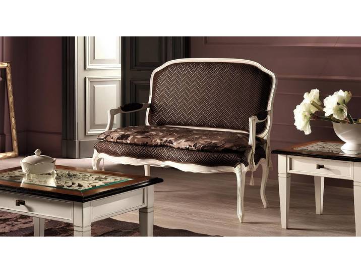 JVmoebel Sitzbank JVmoebel Sitzbank aus Holz mit braunem Stoffbezug (1-St), Made in Europa
