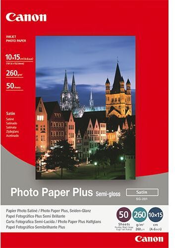 Canon Papel Fotográfico  Plus Semi-Gloss  SG-201 - 10x15cm - 50 folhas