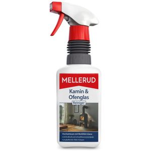 Mellerud Kaminscheibenreiniger Kamin und Ofenglas, Schaum, wirkt selbsttätig und rückstandsfrei, Pumpspray 500 ml