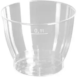 800 Cool-Cup 100 ml Polystyrol transparent - Einweg