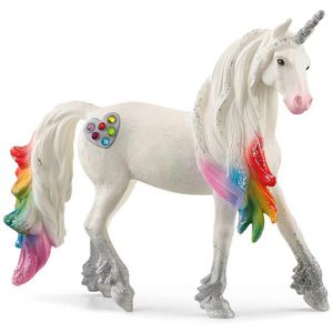 schleich Spielfigur BAYALA 70725, ab 5 Jahre, Regenbogeneinhorn Hengst, 13,8 x 11,5 cm