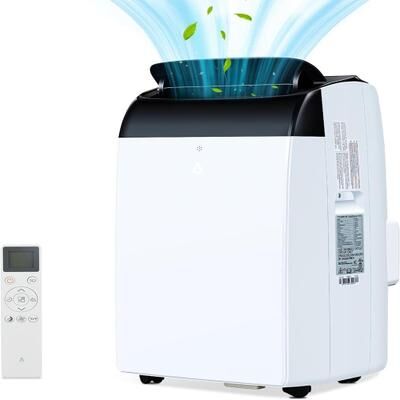 Garvee 3-in-1 Portable AC, 12,000 BTU & Covers 550 Sq Ft, Quiet Operation with Dehumidifier Fan Auto Swing Remote & 24H Timer