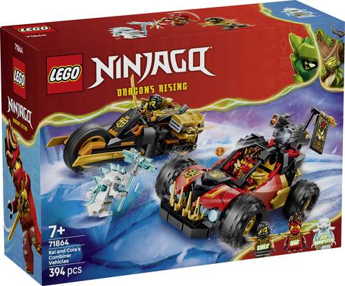 71864 LEGO NINJAGO Kais und Coles Kombi-Flitzer Bauset mit 3 Minifiguren