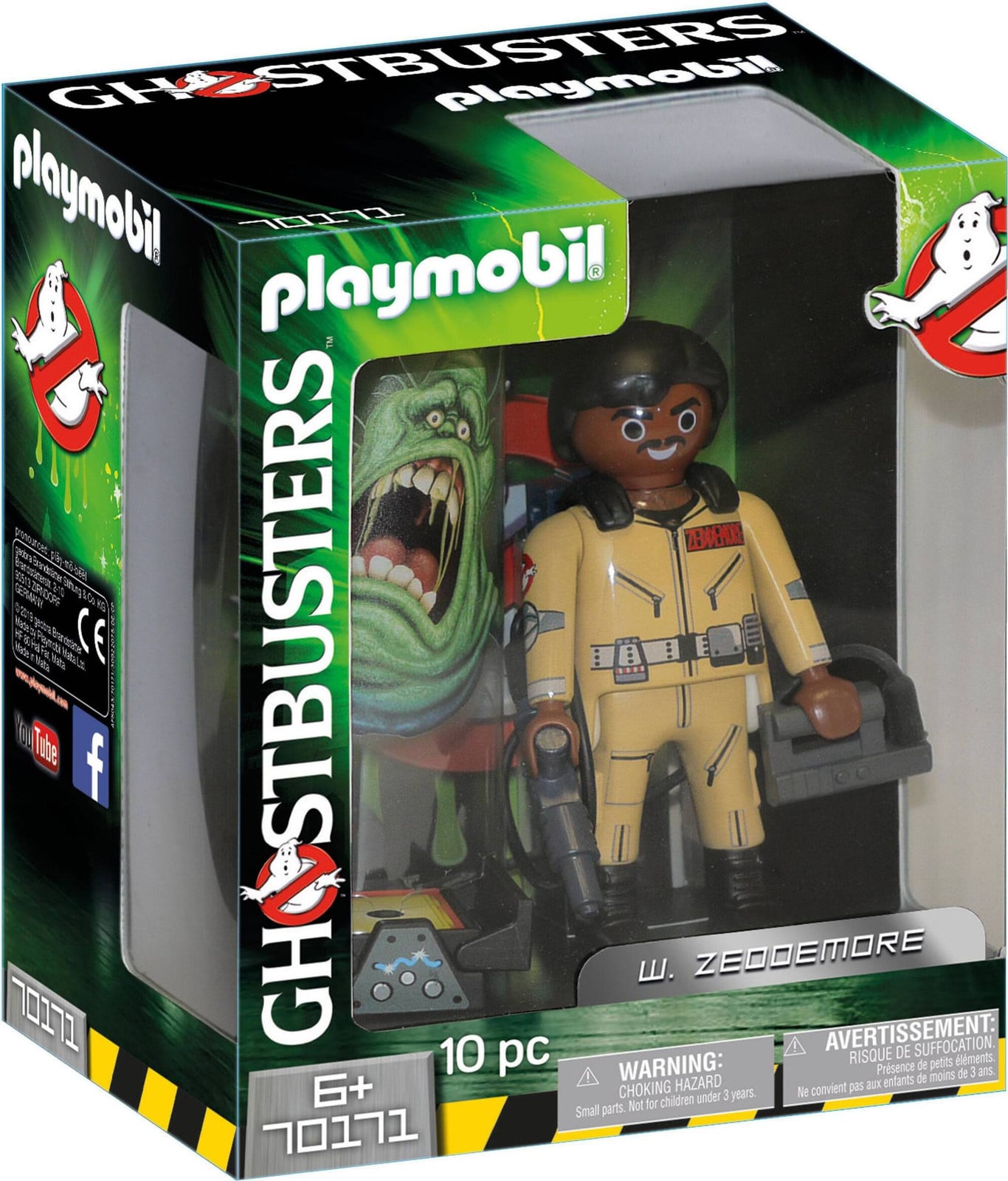 Playmobil Ghostbusters verzamelfiguur W. Zeddemore 70171
