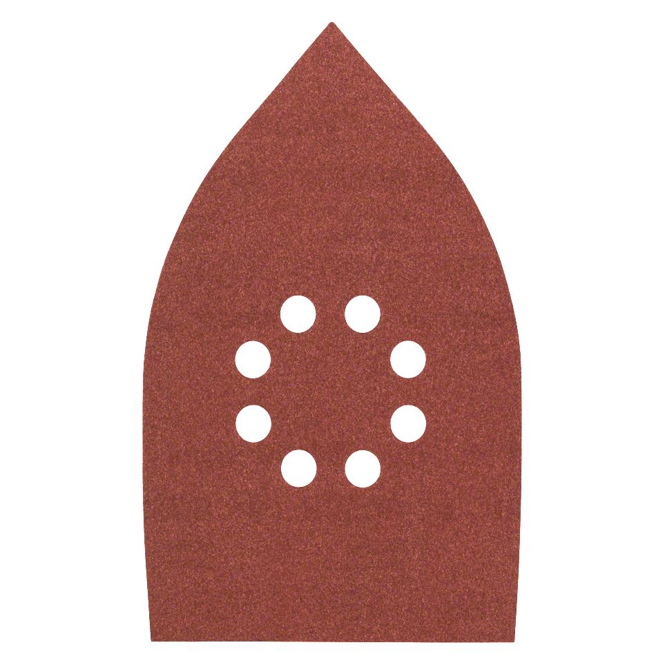 Bosch Professional Zubehör Schleifblatt C430, 100 x 170 mm, 180, 8 Löcher, Klett, 5er-Pack (180) (2608605577)