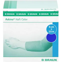 B.Braun, Verbandsmaterial, BBraun ASKINA HAFT COLOR BLAU 8CM X 20M
