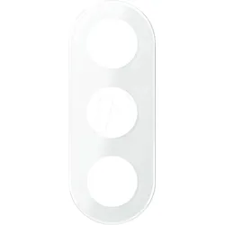 ELSO WDE011408 - Glasrahmen, 3-fach, weiß, rund, Renova, Retro-Design