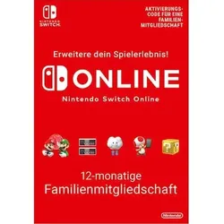 Nintendo Switch Online 12 Monate Familienmitgliedschaft  Digital Code