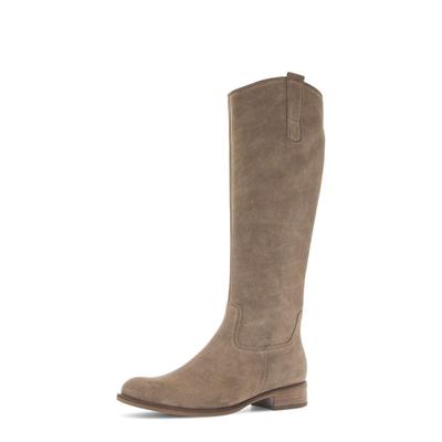 Reitstiefel GABOR "Reiterstiefel", Damen, Gr. 37, beige (braun, camel), Schuhe Reitstiefel