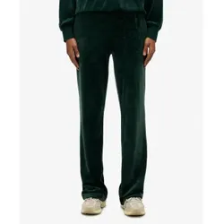 Superdry für Damen. W7011223A Jogger Country Club Velour grün Jogger Hose (XS), Lässig, Polyester